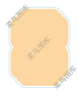 标签异形框矢量图-2