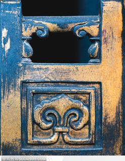 传统工艺品-鎏金的青铜锁