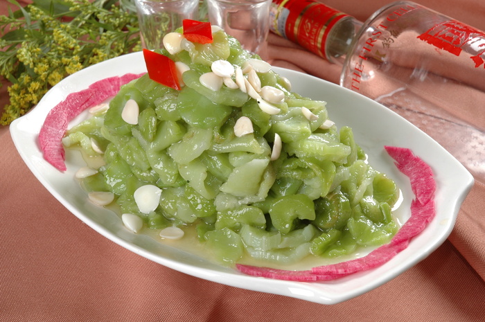 0911LCS-1040杏仁拌笋干例