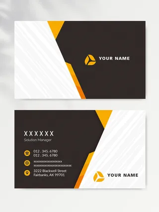 质感名片图片模版