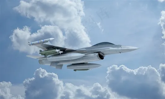 天上的云朵和战机 天上的云朵和战机