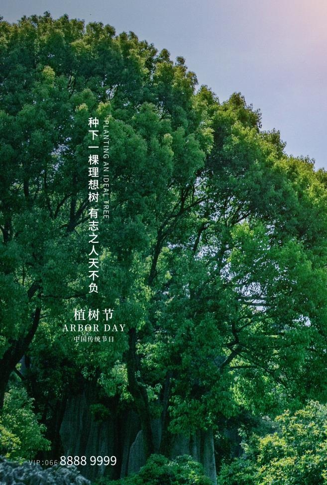 植树节3.12海报