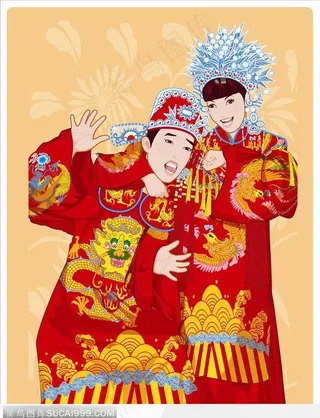 嬉戏的新婚夫妻-被教训的夫君