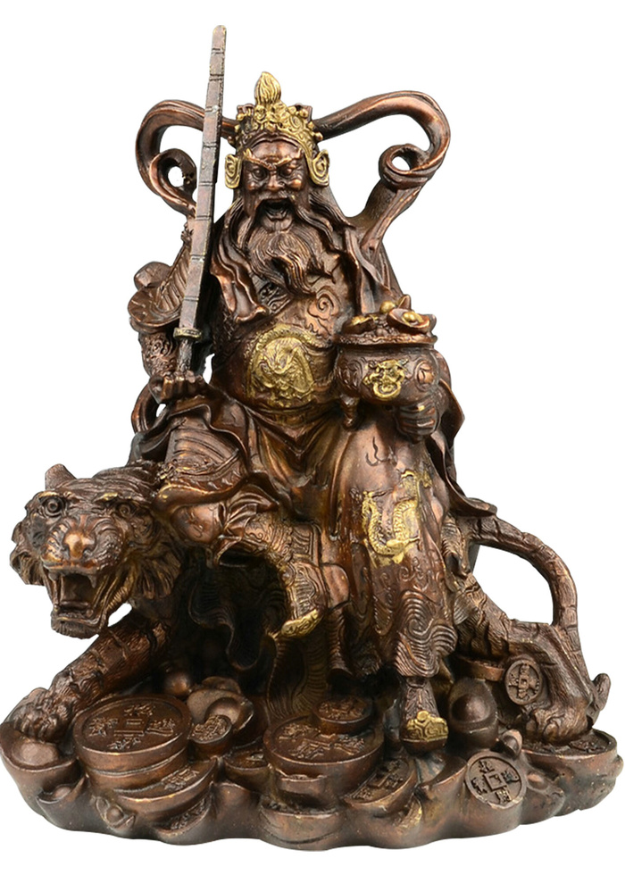 雕塑关公木材素材