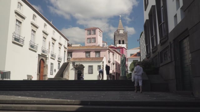 步行, 楼梯, 教会, 城市