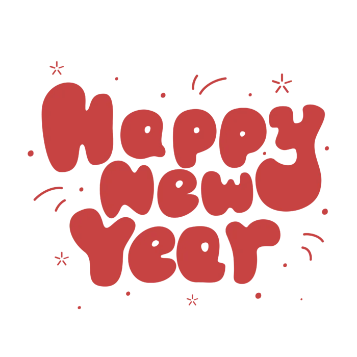 2022虎年艺术字元素新年英文