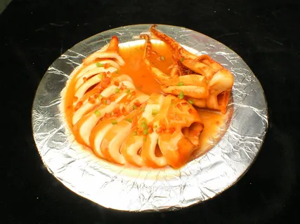 粤菜1427芥辣鲜鱿筒 粤菜1427芥辣鲜鱿筒