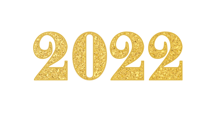 设计2022数字装饰新年