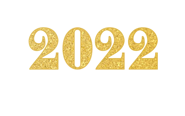 设计2022数字装饰新年