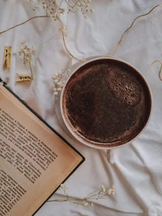 黑色美味咖啡摄影素材