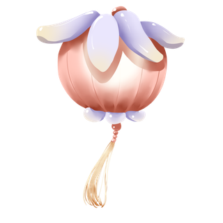 卡通手绘灯笼中秋节元宵节花灯新年海报元素PNG免扣PS素材