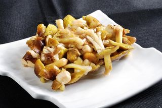蘑菇香菇金针菇杂菇菌类美食素菜