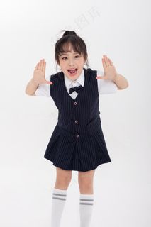 清新唯美可爱的女孩摄影图片 