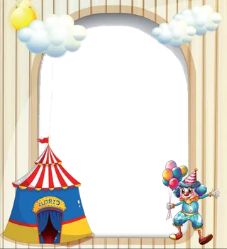 小丑游乐园卡通