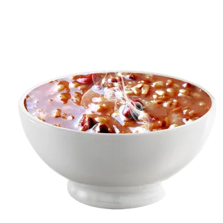 腊八元素-卡通腊八节腊八粥艺术字体八宝粥PNG免扣腊八海报装饰插画PNG素材