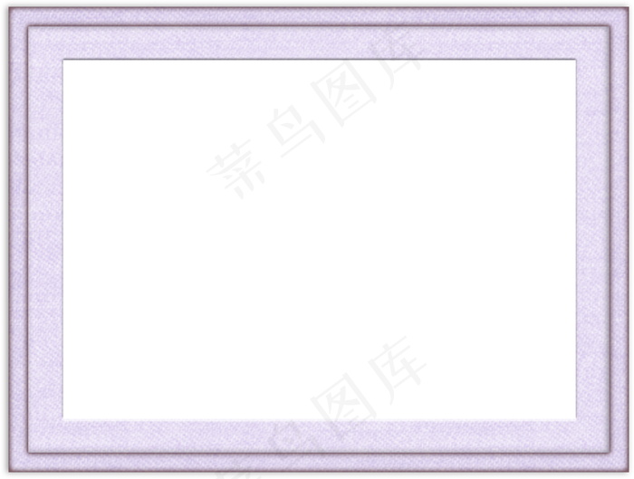 淡雅紫色相框图片
