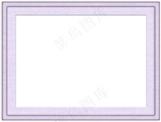 淡雅紫色相框图片
