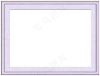 淡雅紫色相框图片