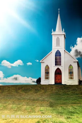 唯美教堂风景