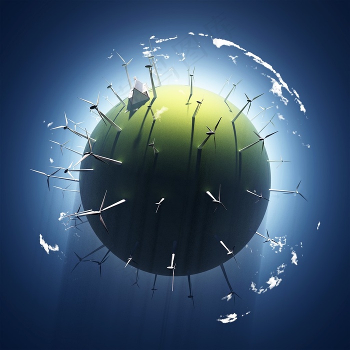 地球上可持续发展的绿色能源