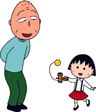 樱桃小丸子卡通爷孙