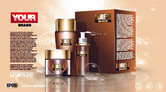 设计广告化妆品素材