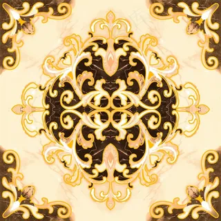 高雅欧式陶瓷砖大理石拼花石材