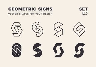 手绘Logo标志素材