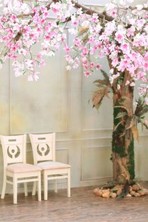 现代摄影结婚空间花卉背景 现代摄影结婚空间花卉背景