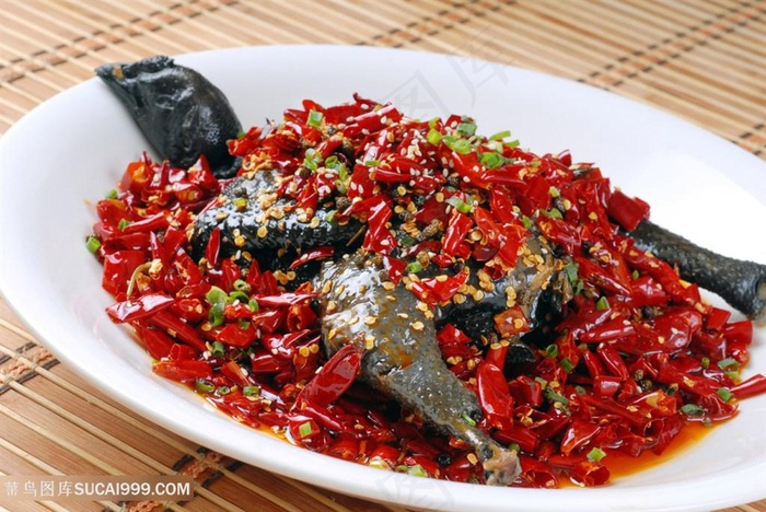 包公鸡中华美食摄影图