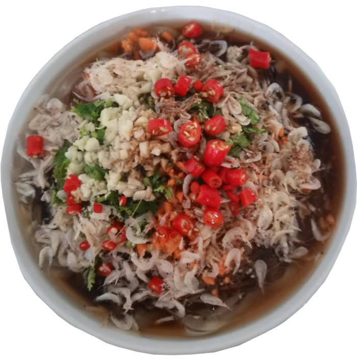 青岛凉拌海凉粉免抠元素图