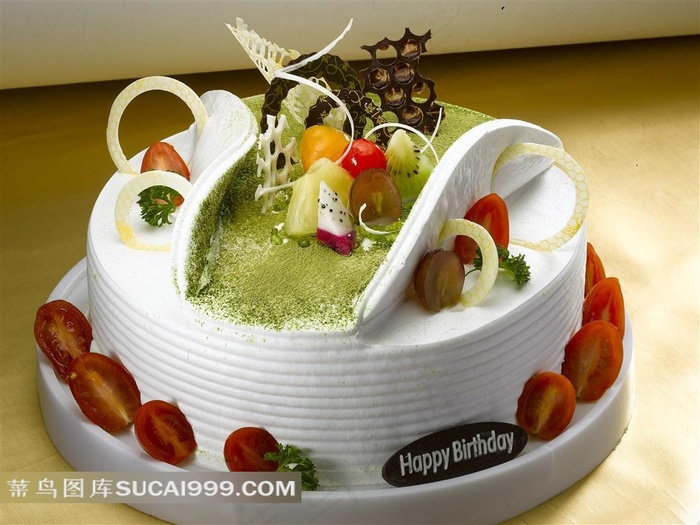 巧克力奶油蛋糕图