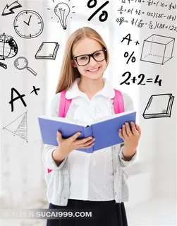 学习系列 - 正在认真学习的的女孩儿童图片 学习系列 - 正在认真学习的的女孩儿童图片