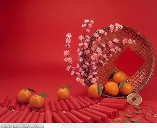 漂亮的鞭炮背景