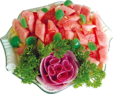 火锅配菜之拌西瓜 火锅配菜之拌西瓜