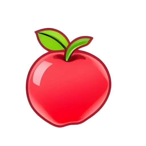 苹果水果免抠(2048x2048)