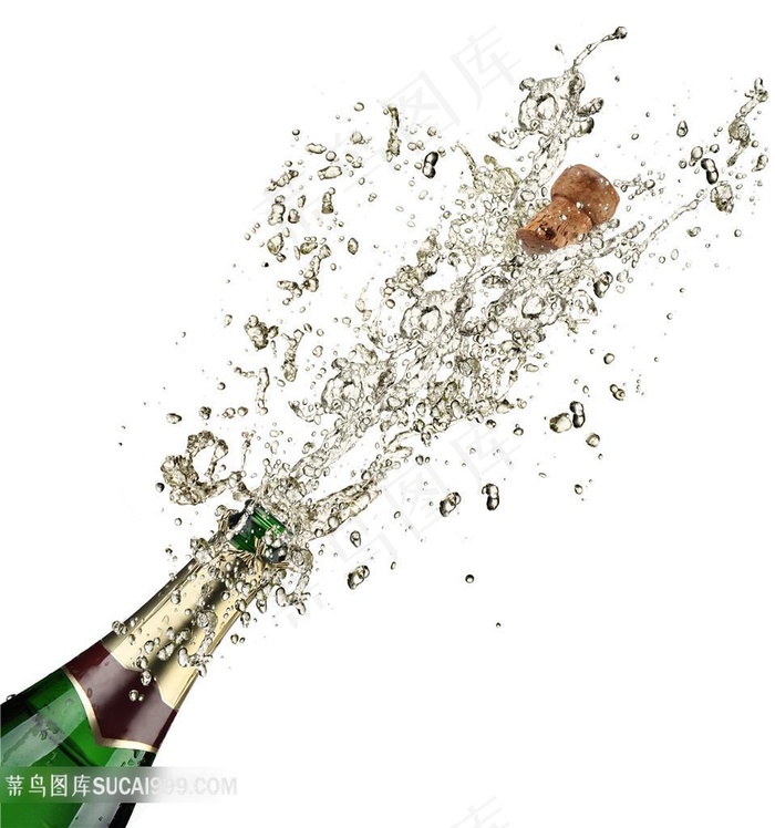 香槟液体飞溅图片