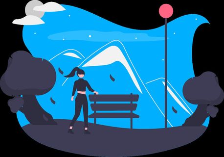 2.5d夜晚插画小图标素材