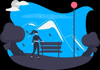 2.5d夜晚插画小图标素材