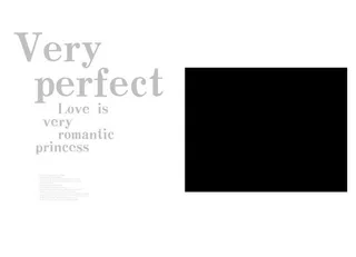 英文右照片排版相册影集