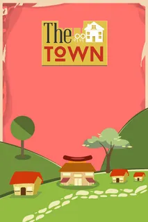 街道建筑矢量扁平插画