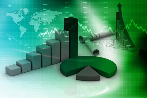 绿色信息数码高科技创意背景