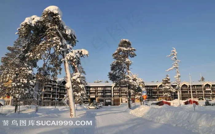 芬兰美丽雪景