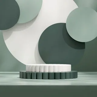 小清新c4d场景电商展台合层背景 小清新c4d场景电商展台合层背景