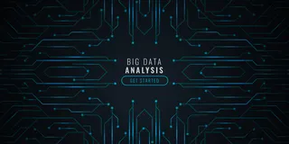 电路图风格科技炫酷风高清质量海报PPT背景素材19354