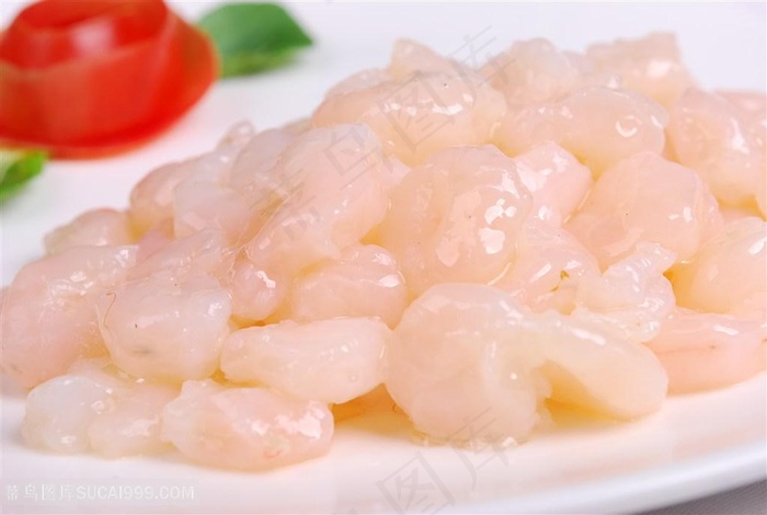 水晶虾仁美食图片