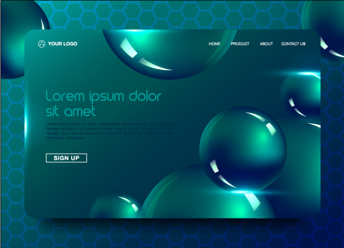 网页设计网页摸版素材