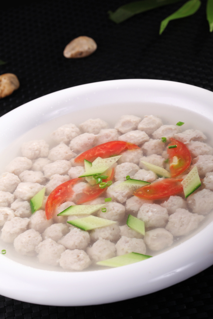 生汆鱼丸 (2)