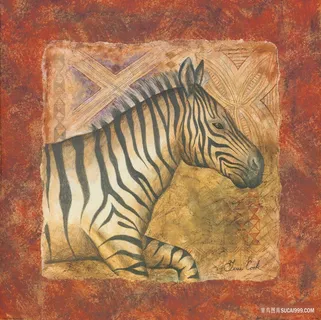 斑马高清艺术油画 斑马高清艺术油画