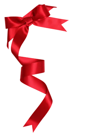 红色飘带免扣素材